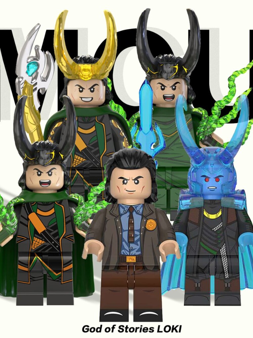 Marvel God Of Stories Loki TVA Custom Minifigures birthday gift for him